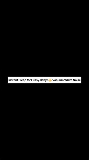 Soothing vacuum cleaner white noise to stop baby crying instantly! 🎧 Tap the Related Video link