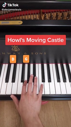HOWL'S MOVING CASTLE #howlsmovingcastle #studioghibli #piano
