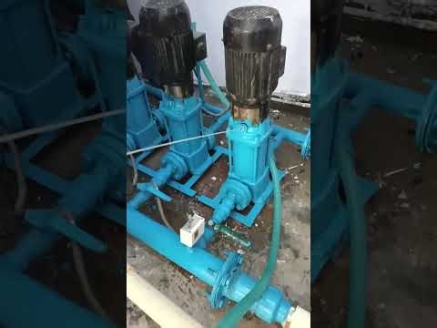 Hydro booster pressure Pump priming 7 hp booster pump #plumbing #bathroom