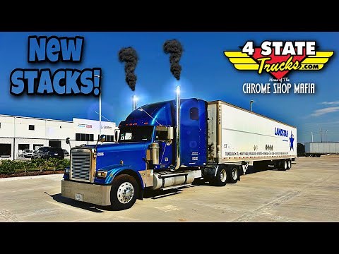 Installing My New 7 Inch “Best Fit” Stacks From ‪@4StateTrucks‬ / ‪@TheChromeShopMafia‬