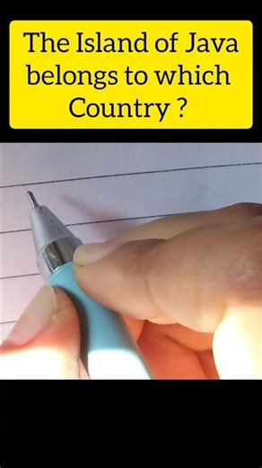 The island of Java belongs to which country