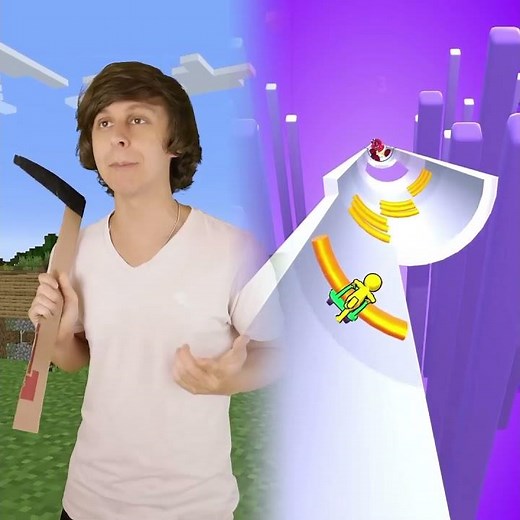 Noob vs. pro in Minecraft (part 2)