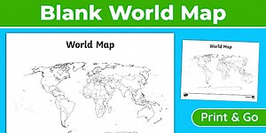 Blank World Map