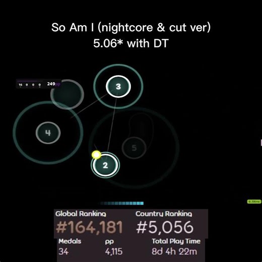 Part 58 | Free PP map new top play #osu #osugame #fy #fyp #anime #gaming