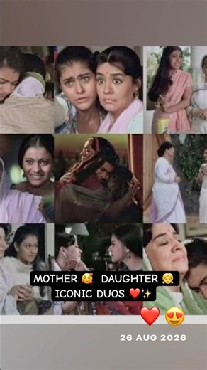 Best onscreen mother daughter duos ❤️👑|#bollywood #motherdaughter #onscreenmother #iconicduo #viral