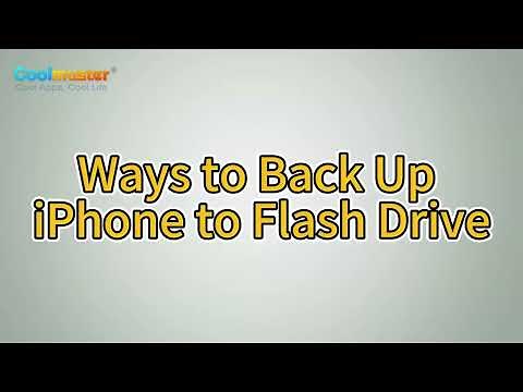Simple Ways to Back Up iPhone to Flash/USB/Thumb Drive [Reassuring Guide]