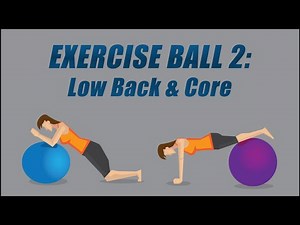 Exercise Ball 2: Low Back and Core | Strength, Stability | Low Back Pain Prevention