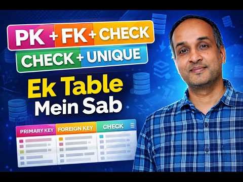 Primary Key vs Foreign Key — SQL Constraints Ka Sahi Tarika