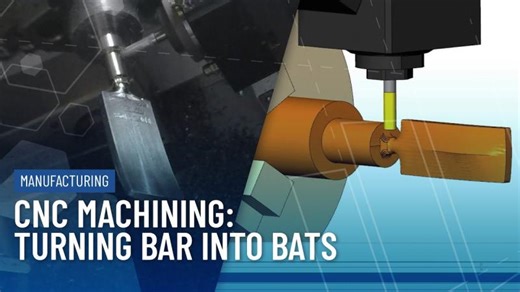 Turning Bar into Bats: CNC Machining with SolidCAM SYIL UK 🏏🙌 | SYIL CNC UK Ltd