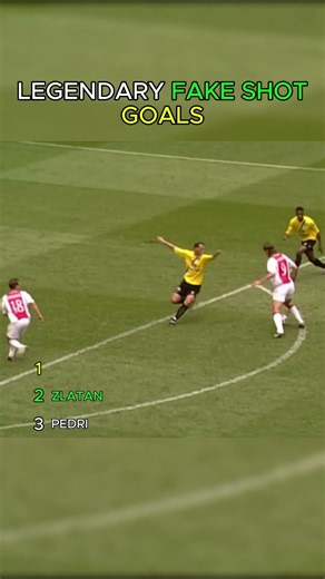 LEGENDARY "FAKE SHOT" GOALS #shorts