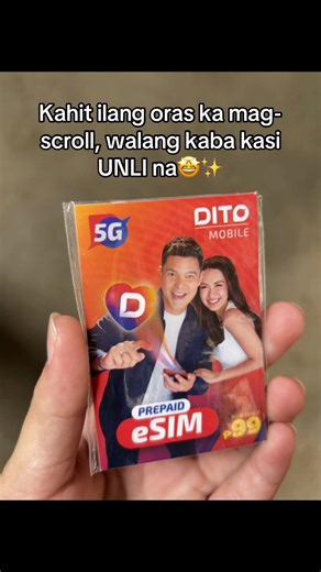 Unlimited Social Media scrolling with DITO SIM