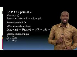 Microeconomics: Consumer Theory; Consumer Optimum