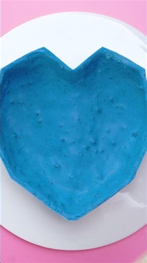 Amazing Ideas 💙 Blue Chocolate Heart #shorts