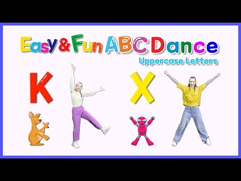 Easy & Fun ABC Dance | Alphabet Dance Song | Uppercase Letters