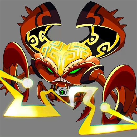 Z Juhn on Instagram: "Brain Blast! It’s one of many aliens I’m making for some upcoming collabs, say hello to the electrifying Brainstorm! I like Brainstorm, I think it’s cool he’s an intelligence alien AND an electrical one. Gives him a niche that separates him from all the other electrical aliens. Plus, that scene in Omniverse where he absolutely destroys the Revengers? Peak Ben 10 fight scene, one of the best in Omniverse. So I tried to do him justice! And a tiny tweak to his powers, his ligh