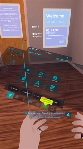 Exploring Virtual Reality in VRChat with Friends