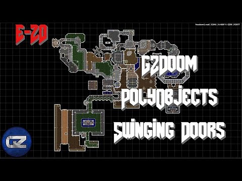 GZDoom Mapping - PolyObjects Swinging Doors - Tutorial 20 | Ultimate Doom Builder(UDB)