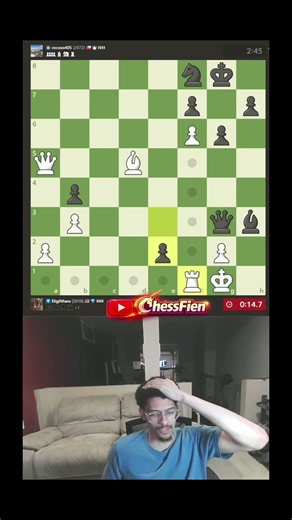Desperate times call for desperate measures 😅♟️ #chess #gg
