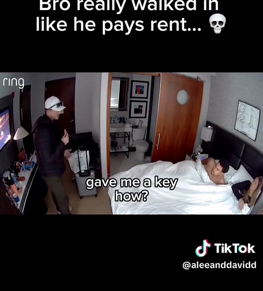 Would you kick him out or let him stay? 💀#sleeping #funny #fyp | Sleeping