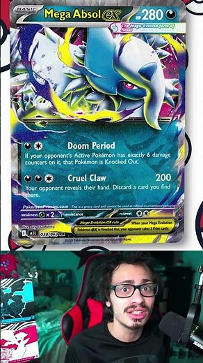 Mega Absol ex Can KO Anything!#pokemon#pokemontcg#megaevolutions#pokemoncards