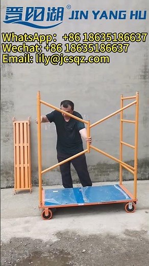 JIN YANG HU Electric Lifting Scaffolding for Construction Foldable Mobile Electric Scaffold Platform