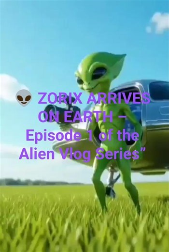 👽 Zorix का पृथ्वी पर पहला आगमन 🌍 | Alien Arrival Scene | Sci-Fi Short Vlog 2025