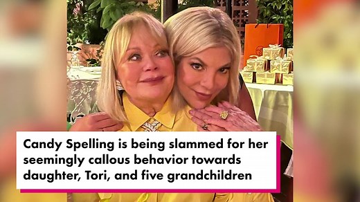 'Shameful' Candy Spelling slammed for not helping daughter Tori and grandkids living in RV