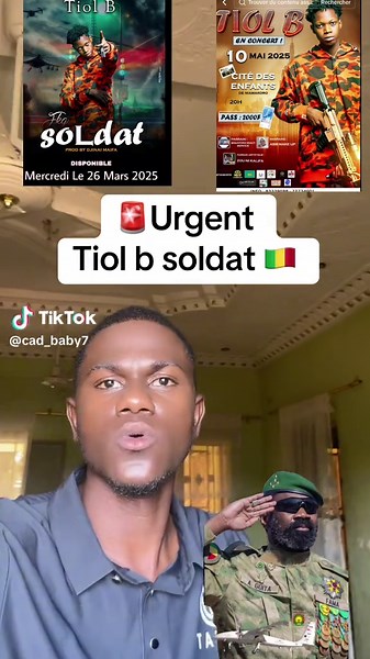 Urgent: Tiol B Soldat d'Assimi Goïta au Mali