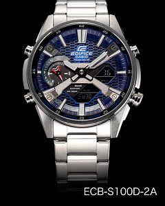 5.4K views · 797 reactions | Something about the colour blue that makes the metallic mesh dial of our ECB-S100D-2A pop from every angle  | CASIO EDIFICE | Facebook