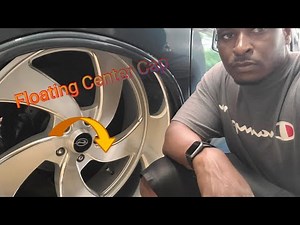 Making Floating Impala Center Caps for my 24" US Mag Wheels