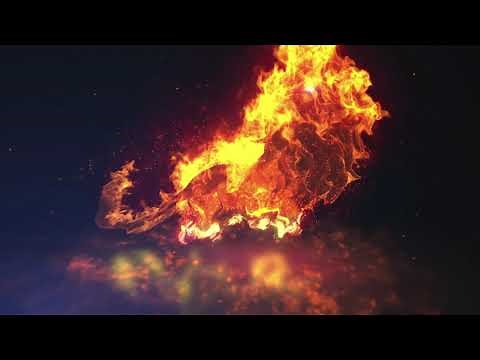 FX Studio - Animated lion on fire logo 1