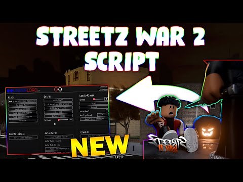 *NEW* Streetz War 2 Script (PASTEBIN 2024) (INFINITE MONEY, AUTOFARM, GOODMODE, AIMBOT)