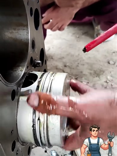 Old Diesel Engine Piston Installation Guide