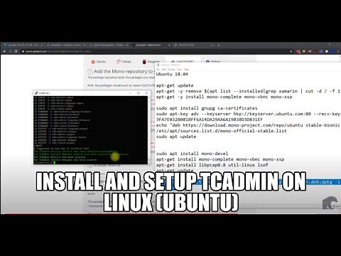 How to install and setup TCAdmin Game Control Panel on Linux Ubuntu
