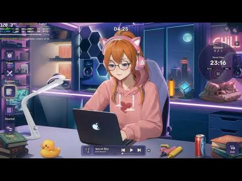 4K Lo-Fi Girl: AI Assistant 🎧🤍 Gameplay