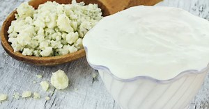 This easy blue cheese dip becomes a dressing in 30 seconds flat