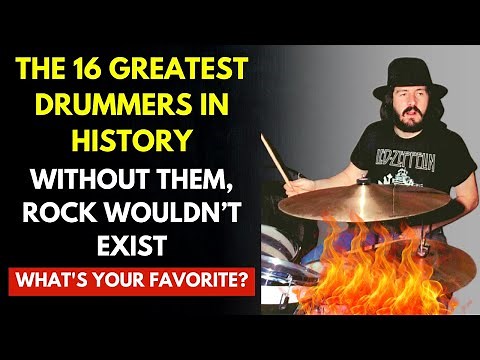 16 LEGENDARY DRUMMERS Who Shaped the History of Rock & Roll