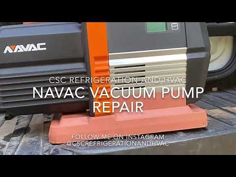 Navac 8 cfm Vacuum Pump Repair