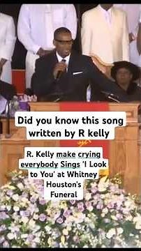 R kelly sing I look to you at #whitneyhouston #funeral #really #ilooktoyou #short #shorts #music