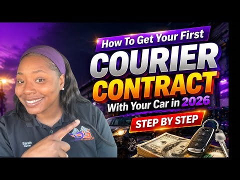 How To Get Your First Courier Contract With Your Car in 2026 (Step by Step)