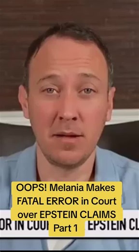 OOPS! Melania Makes FATAL ERROR in Court over EPSTEIN CLAIMS - Part 1 #usa🇺🇸 #qknews #vlog #us #news