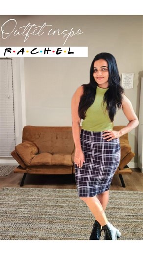 Sisters Unplugged 🌷 on Instagram: "Channeling my inner Rachel Green 💚 Rachel Green outfit | Friends outfit inspo | 90s fashion aesthetic |TV show outfit recreation | Fashion reel |Pinterest outfit inspo |Minimal chic outfits #rachelgreen #90sfashion #outfitinspo #viral #trending"