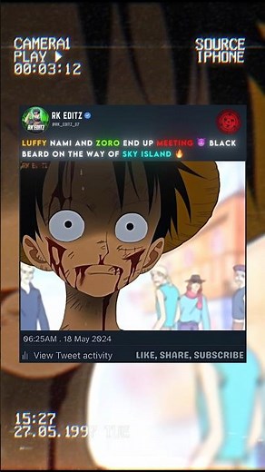 LUFFY MEETS BLACKBEARD FOR FIRST TIME 🔥😈