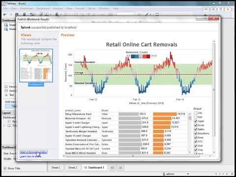 Tableau and Splunk - Connecting, Exploring, and Sharing Machine Generated Data