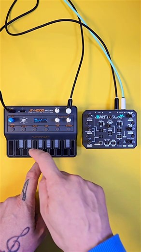 JT-4000 Micro into FX Wizard #bastlinstruments #behringerjt4000micro