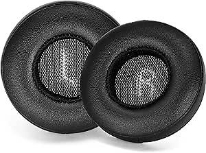 E35 E45bt Ear Pads - defean Replacement Ear Cushion Pillow Parts Cover Compatible with JBL E35 E45bt E45 Bluetooth Wireless Headphone, Softer Leather,High-Density Noise Cancelling Foam (Black)