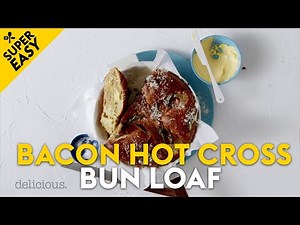 Forget dried fruit and make this bacon hot cross bun loaf recipe | delicious. Australia