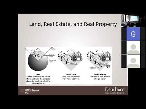 Real Estate Principles I - Chapter 2 Lecture