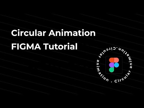 How to Create Circular text in Figma || How to Create Circular Animation in Figma