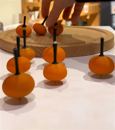 Happy Halloween from the Gallery of Wood Art! Pumpkin tops turned by Jeff Luedloff 🧡 | AAW Gallery of Wood Art